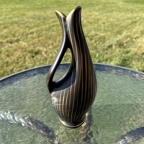 Mid century vase - mid-century, gold