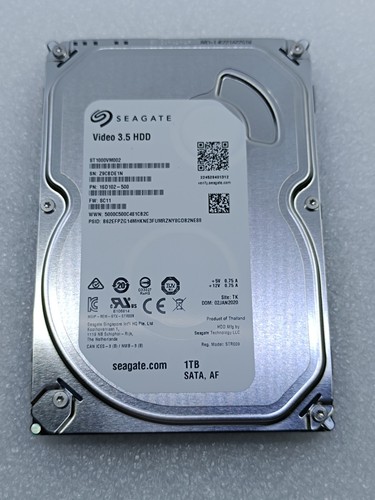 Seagate video zoll hdd 1tb - hdd,