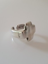 massiver JOOP Ring Silber 925 Kreuz verstellbar