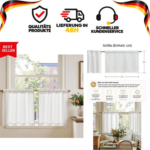 Topick scheibengardinen waffel - topick,