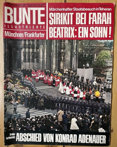 Bunte 1967 konrad adenauer - bunte,