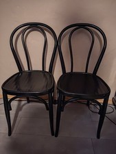 Thonet ? Bistrostühle Holzstühle schwarz 2 Stück 