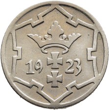 FITZ Freie Stadt Danzig Gdansk 5 Pfennige 1923 µFIM1794