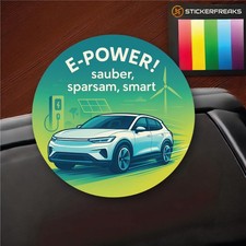 Elektroauto E-Power Aufkleber