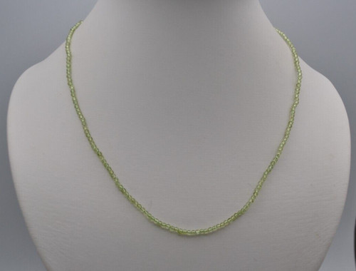 Peridot kugelkette grün - peridot,