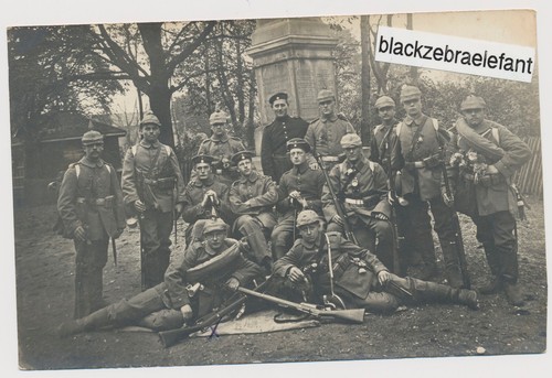 3662 foto wk1 front soldaten - front,