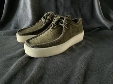 Clarks Wallabees Cup Corduroy Green