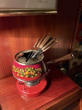 Fondue Set Retro 70er Jahre