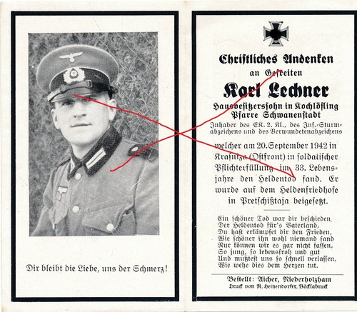 57699 sterbebild deutscher - sterbebild,