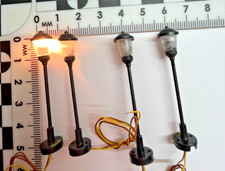 Spur H0 4x Lampe Leuchte