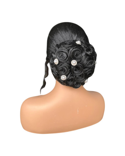 Schwarze rose dutt braut - schwarze,