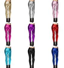 Metalic Leggings viele Farben