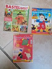 3 alte Bastelhefte-Fensterbilder: Herbst&Halloween + Bastelwelt Herbst + Herbst
