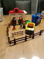 Lego Duplo 5648 Haus Bauernhof Pferdestall Reiterhof Stall Pferde Figur 