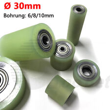Polyurethan Eisenkern Rollen mit Doppelte Lager PU Laufrolle Führungsrolle 30mm