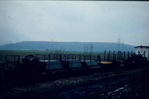 Dia feldbahnwagen nachlass - feldbahnwagen,
