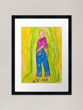 Thel blue jeans gerahmtes - thel��blue,
