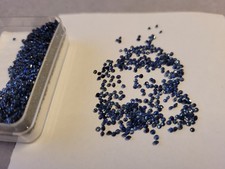 Rund Facettiert Natürlicher Saphir Lose Edelstein