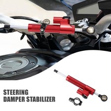 Universal Motorrad Lenkungsdämpfer Rot Linear Stabilizer