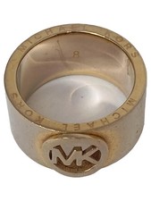 MICHAEL KORS Damen Ring Gold Gr. 8 Modern Logo-Print