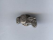 Knopfbrosche Anstecknadel Motorrad Farbe altsilber Anstecker Schmuck Neu