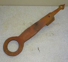 Schlaufe Oese Auge  von Drehsäulentor handgeschmiedet Scheunentor