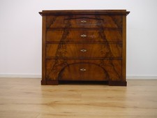 Biedermeier Kommode Mahagoni mit Schreibfach Schellack handpoliert um 1820