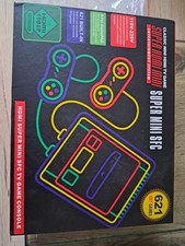 Retro Konsolen HDMI Spielekonsole SFC Battle 621 Spiele +2 Controller Gamepad 