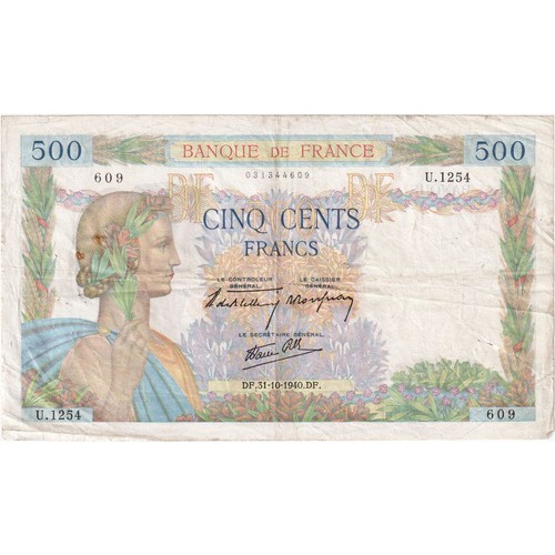 Frankreich 500 francs la - 500,