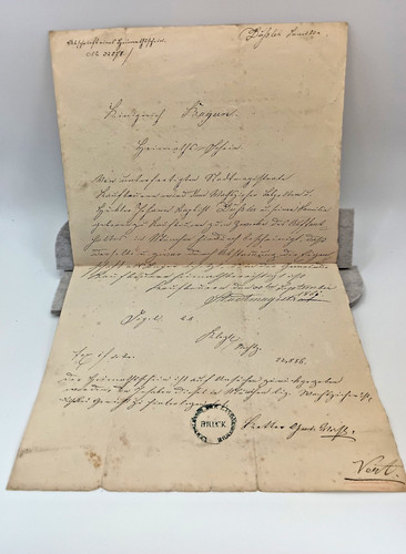 Heimatschein kaufbeuren 1865 - heimatschein,