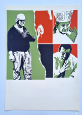 Jürgen Hoffmann handsigniert nummeriert Siebdruck 85,5 x 61 cm Fluxus