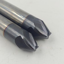 2x VHM Schaftfräser konisch