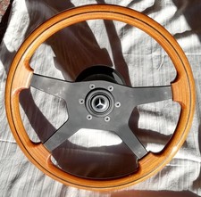 Holzlenkrad Raid 50, Mahagoni, 38 cm, Mercedes R 107