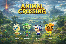 Animal Crossing Amiibo 4er Set