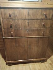 Antike große Kommode, Schuhschrank Biedermeier Art Déco