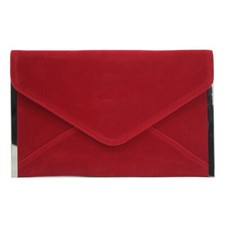 Damen Samt Umschlag Clutch