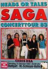SAGA rares Konzertplakat von