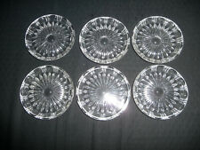 6 gleiche Glas Untersetzer ~