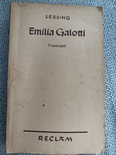 Emilia galotti lessing reclam - galotti,