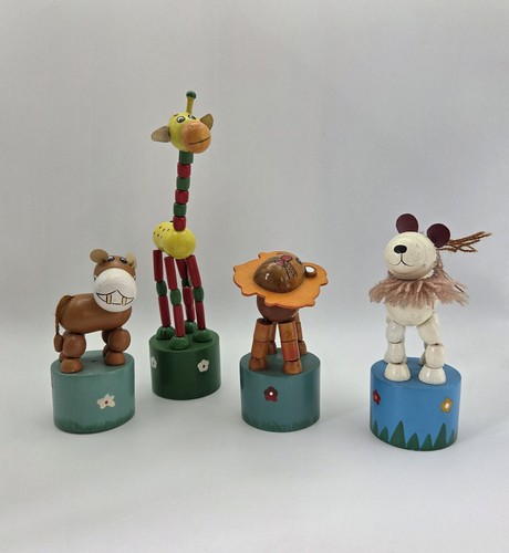 Vintage holz schiebepuppen - vintage, 4