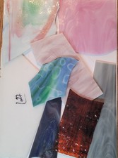 Tiffany Glas Abschnitte