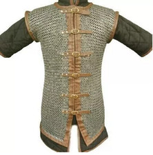 8mm Kettenhemd Weste flach