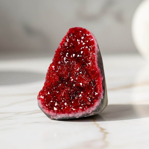 Rote amethystdruse 5cm - amethystdruse, 9,5cm