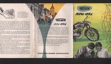NÜRNBERG, Prospekt 1955, TRIUMPH Werke AG BDG 125 L