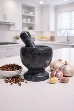 Edler Mörser mit Stößel aus