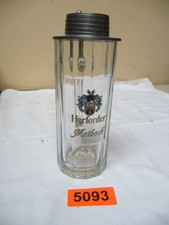 5093.     Alter Bierkrug  Glas   Herforder Maibock Bierkrug Deko Bierkrug 0,4 L