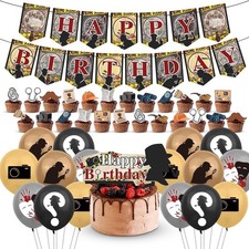Detektiv Geburtstag Deko