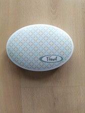 FOSSIL Blechdose Metalldose Dose Schmuckdose Retro Vintage klein oval 