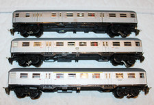 TRIX EXPRESS H0 " 3 x Nahverkehrswagen(Silberlinge) Beleuchtet im Super Zustand