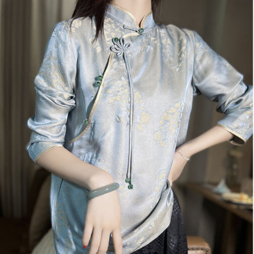 Chinesisches damen satin - satin, top